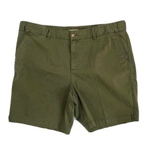 Coldwater Creek Green Khaki Shorts Sz 20W NWT